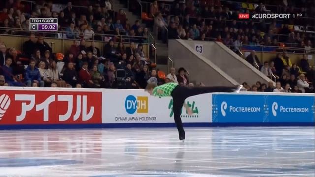 Mikhail KOLYADA SP Nightingale Tango+John Gray Foxtrot - Rostelecom Cup 2015 смотреть онлайн