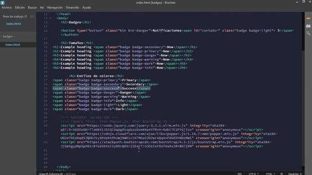 Bootstrap - Badges смотреть онлайн