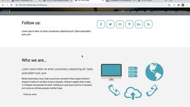 Create landing page using bootstrap 4 | English ?☄ смотреть онлайн
