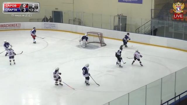 15.01.2023 08:00 САРОВ 09 (Саров) - СПАРТА (Казань) смотреть онлайн