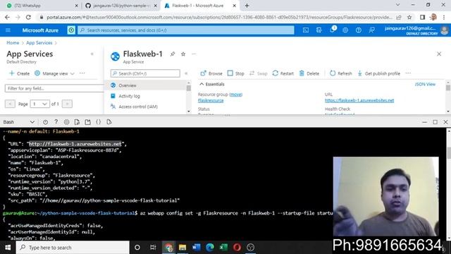 Deploying Python Flask application to Azure App service смотреть онлайн