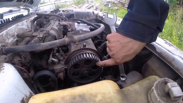 Как самому выставить метки на 8 клапанном двигателе смотреть онлайн