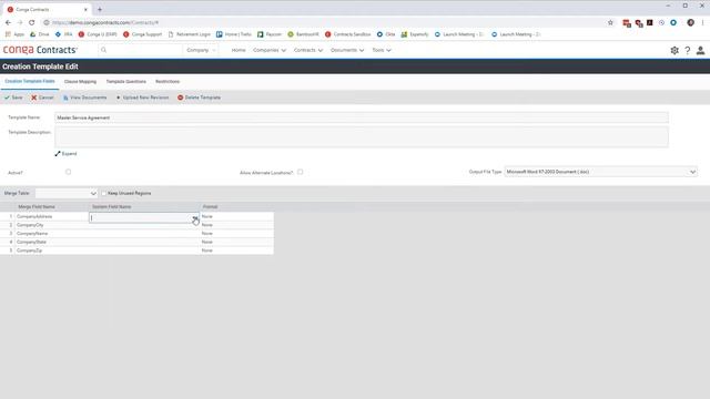 Conga Contracts - creation templates смотреть онлайн