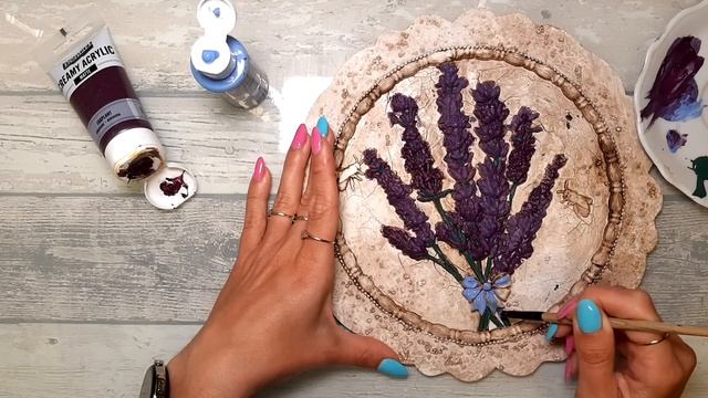 Provence decorative pendant in vintage style ?Lavender ?Home decor? смотреть онлайн
