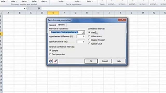 Excel 2010 with XLSTAT Video10 Hypothesis Test and Confidence Interval for a Single Proportion смотреть онлайн