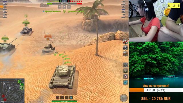 Аня в рандоме! Впервые на ПК! | Wot Blitz смотреть онлайн