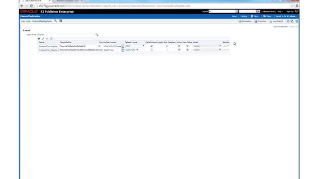 BI Publisher Extensibility Training - Enabling Additional Output Formats for Report Layouts смотреть онлайн