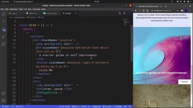 Building a Portfolio Website in ReactJs and TailwindCSS смотреть онлайн