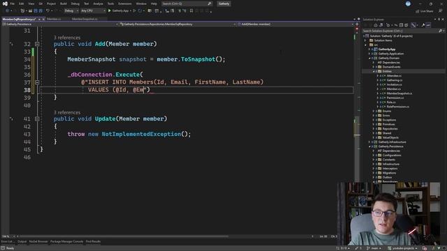 Domain-Driven Design Without An ORM Using The Snapshot Pattern смотреть онлайн