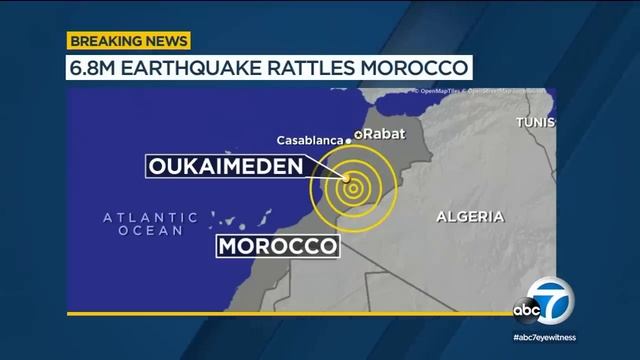 Powerful 6.8 magnitude earthquake strikes Morocco смотреть онлайн