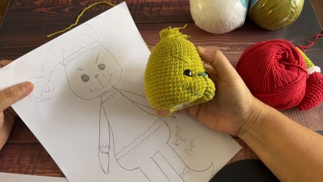 Comparto el proceso de diseño de GRINCH AMIGURUMI para esta NAVIDAD смотреть онлайн
