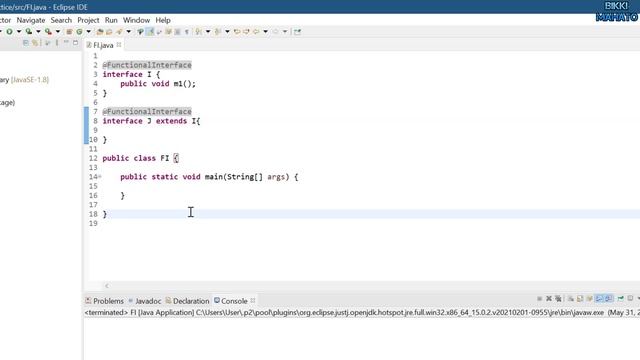 Functional Interface wrt Inheritance | Interview Question |Java 8 | Hindi смотреть онлайн