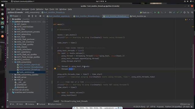week 46 threads and threadpools смотреть онлайн