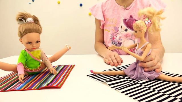 Детские видео про куклы. Барби и Алина: художественная гимнастика смотреть онлайн