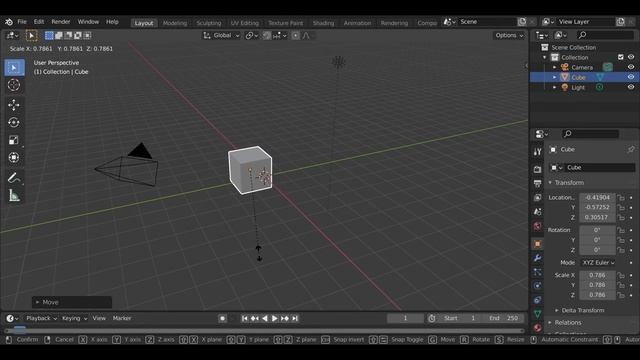 Ep 19: Shortcut Keys for grabbing, rotating, and scaling in Blender 291 смотреть онлайн