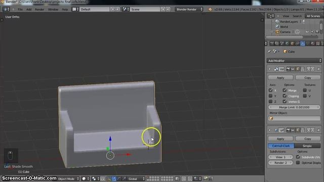 Tutorial de Blender - Sofa 1/2 смотреть онлайн