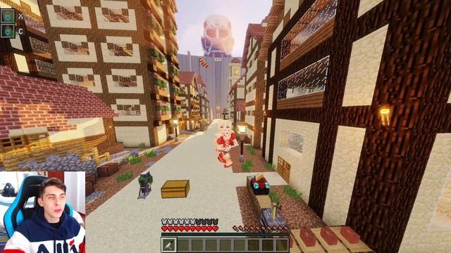 ATAQUE A LOS TITANES MOD 1.12.2 - Transformarse En Titan! | Minecraft Mod Review En Español