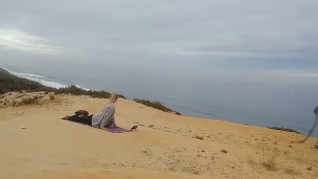 30 минут Йога при вздутии и боли в животе | Yoga with Dasha from Russia смотреть онлайн