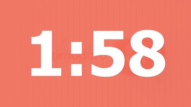 Timer 4 minutes countdown ⏱ red background Stopwatch for 4 minutes with alert when finished смотреть онлайн