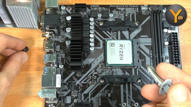BeQuiet! Pure Rock Slim: Montage auf AMD-Sockel AM4 (auch für AM3, AM3+, AM2 etc.) смотреть онлайн
