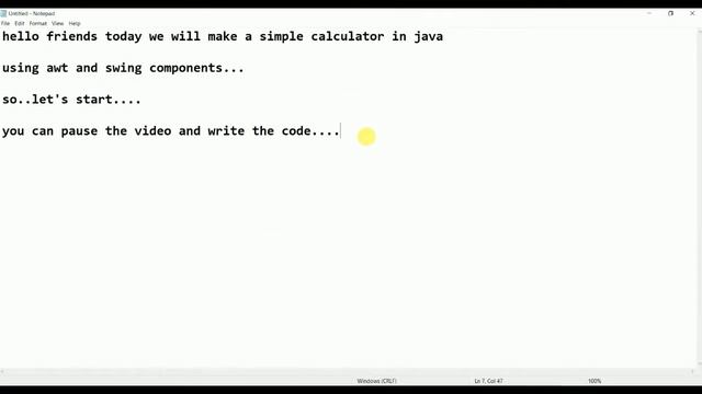 Simple calculator program in java | make calculator software using swing in java by Stay Focused смотреть онлайн