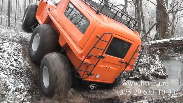 Вездеход Литвина. Испытание новых узлов трансмиссии. смотреть онлайн