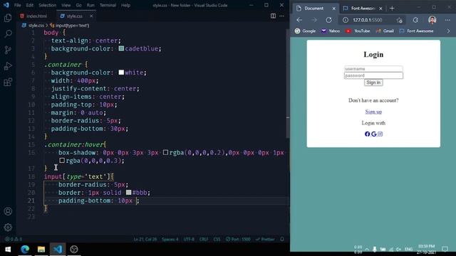 How to create/design login form using #HTML #CSS only смотреть онлайн