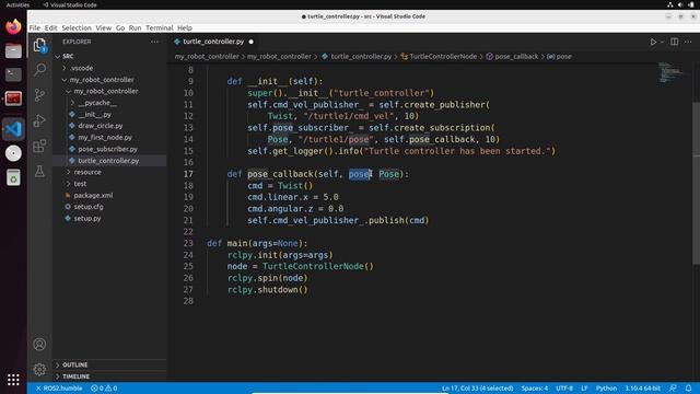 Create a Closed Loop System with a Publisher and a Subscriber - ROS2 Tutorial 9 смотреть онлайн