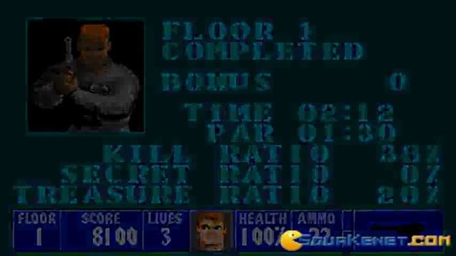 Wolfenstein 3D: Spear of Destiny gameplay (PC Game, 1992) смотреть онлайн