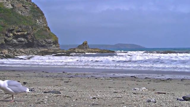 Прибой океана - видео для релаксации №1 - ocean relaxing смотреть онлайн