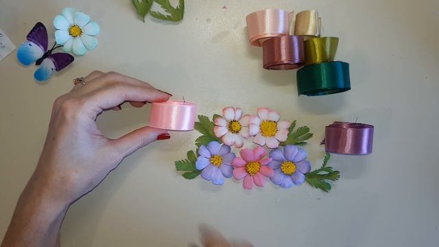 Летний DIY. Летняя шляпка арт. Цветы из фоамирана превосходный декор для шляпки, сумки, одежды! смотреть онлайн