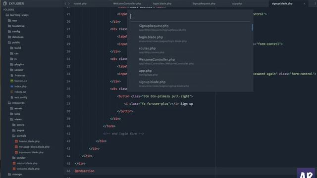 #17 Laravel Login / Signup quick setup - part 2 смотреть онлайн