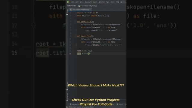 Text Editor In Python Trick ? #texteditor #textediting #python #coding #programming смотреть онлайн