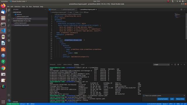 How to Setup Prometheus and Grafana in Kubernetes 2021 смотреть онлайн