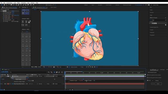 Анимация сердца в After Effects | Heart animation смотреть онлайн