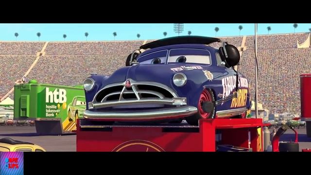 Cars 2006 The king Crashing At Finish Line, Last Race. Best Ending! (8/8) DopeClips смотреть онлайн