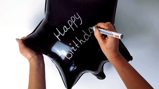 Как сделать надпись на шарике смотреть онлайн