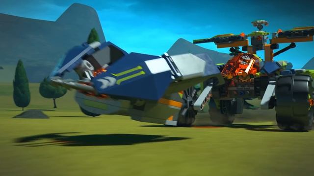 70355 Aaron cracks the Krakenskull - LEGO NEXO KNIGHTS смотреть онлайн