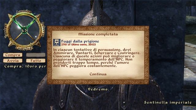 The Elder Scrolls IV: Oblivion - Gameplay Ita #2 - La Città Imperiale смотреть онлайн