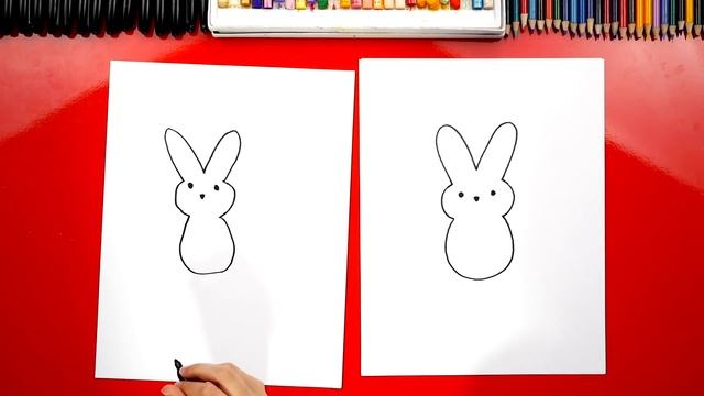 How To Draw An Easter Peeps Bunny смотреть онлайн