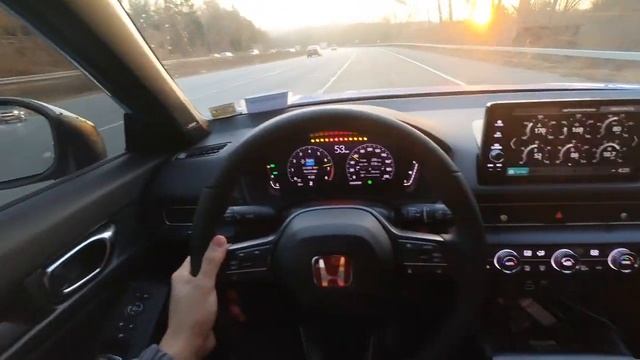 POV Drive of 2023 FL5 Civic Type R - Full Interior Overview & Impressions смотреть онлайн