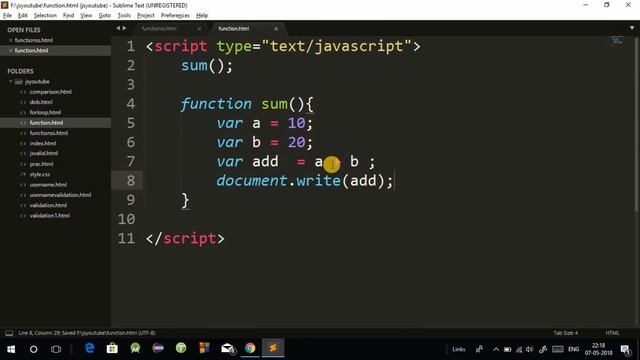 JavaScript Tutorial in Hindi part 11: Function in JavaScript in Hindi | JavaScript Functions смотреть онлайн