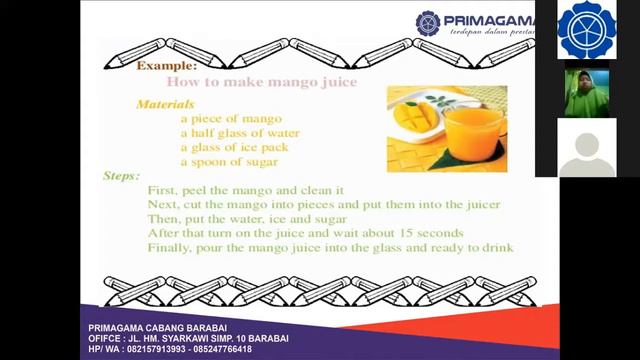 PRIMAGAMA BARABAI - BAHASA INGGRIS KELAS 7 LIVE VIA ZOOM (9 APRIL 2020) смотреть онлайн