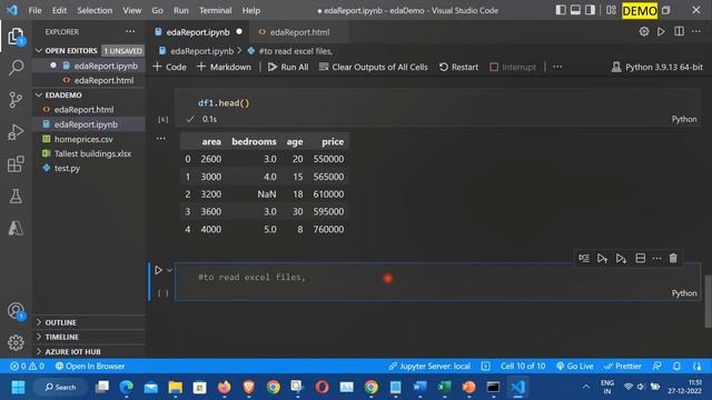 Dataset to EDA Reporting in just 3 lines смотреть онлайн