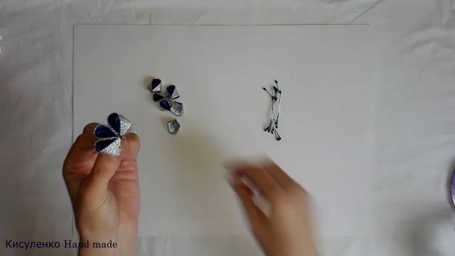 Школьные резинки канзаши/МК смотреть онлайн