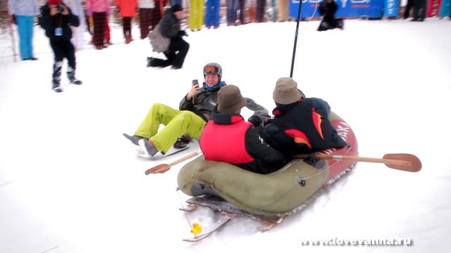 111 С горки на Любимой Ванне. СаниDay смотреть онлайн