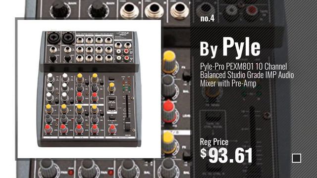 Top 10 Pyle Dj Mixers [2018]: Pyle Professional Audio Mixer Sound Board Console System Interface 4 смотреть онлайн