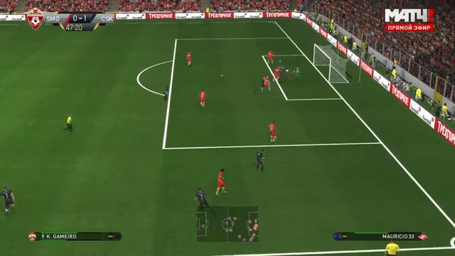 PES 2017 SPARTAK vs PFC CSKA смотреть онлайн