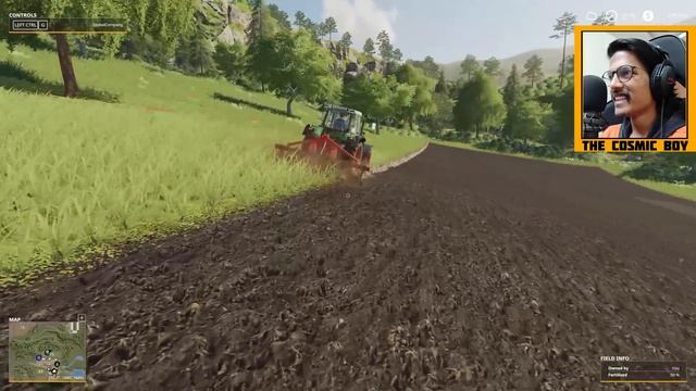 Buying New Land | Farming Simulator 19 | In Telugu | #5 | THE COSMIC BOY смотреть онлайн