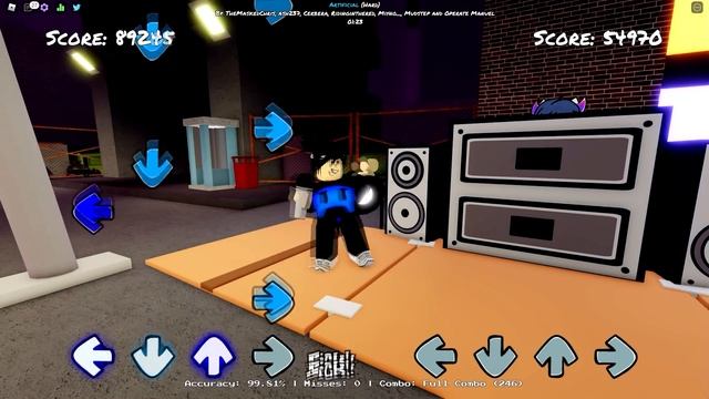 FNF Artificial but If I miss a note, the video ends.. (Roblox Funky Friday) смотреть онлайн